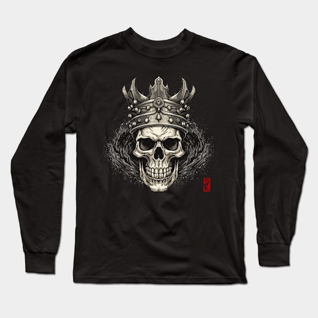 Skull king Long Sleeve T-Shirt by siriusreno
